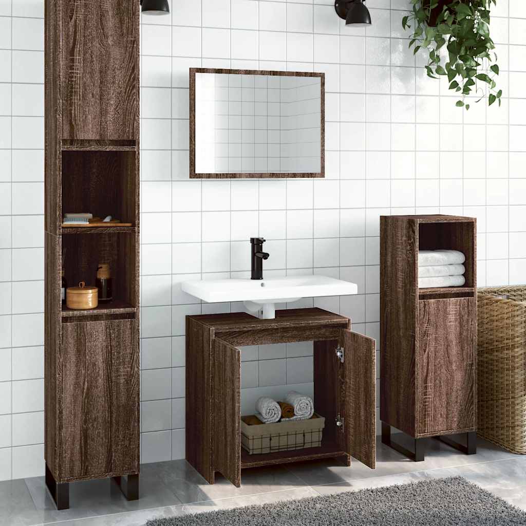 Bathroom Furniture Set Engineered Wood
