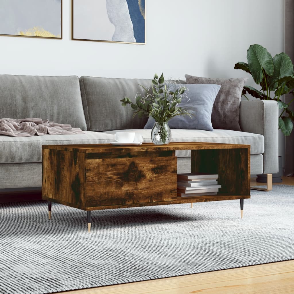 Coffee Table 90X50X36.5 Cm Engineered Wood