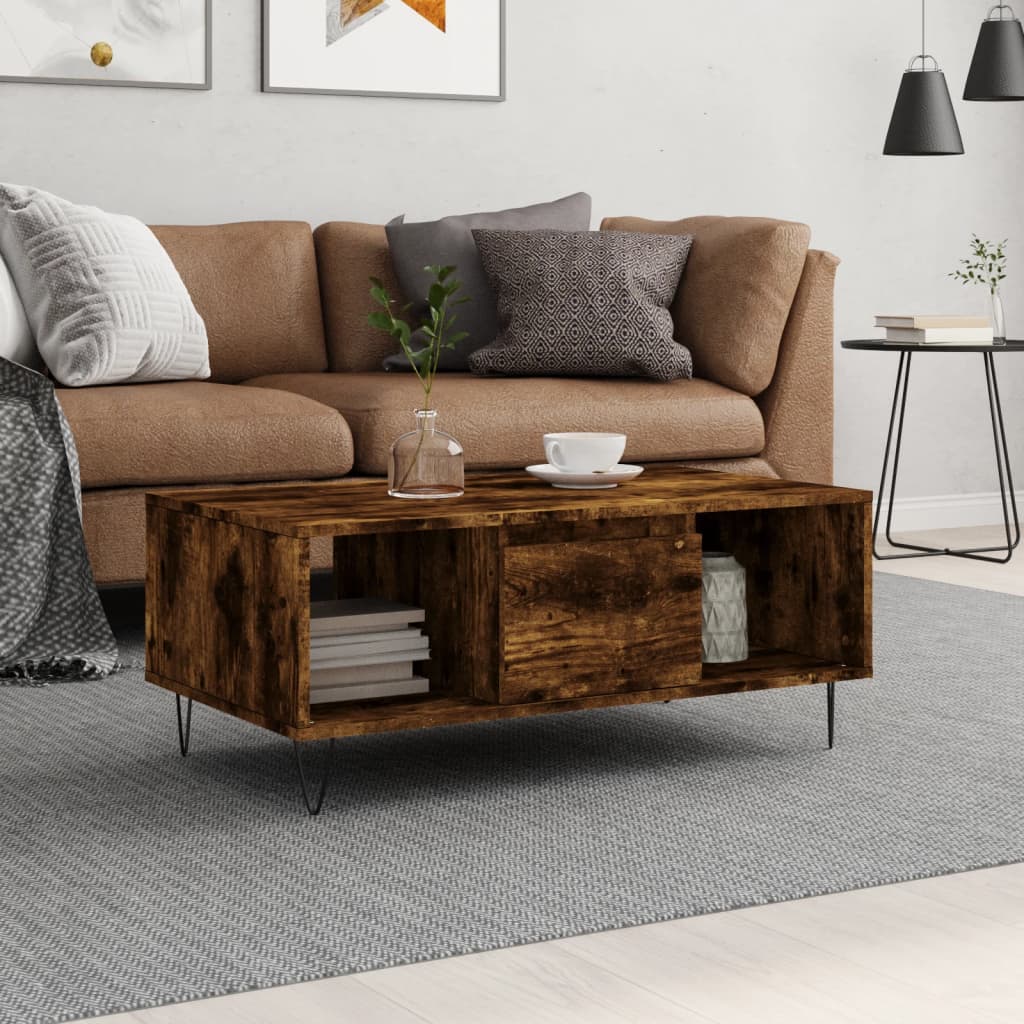 Coffee Table 90X50X36.5 Cm Engineered Wood