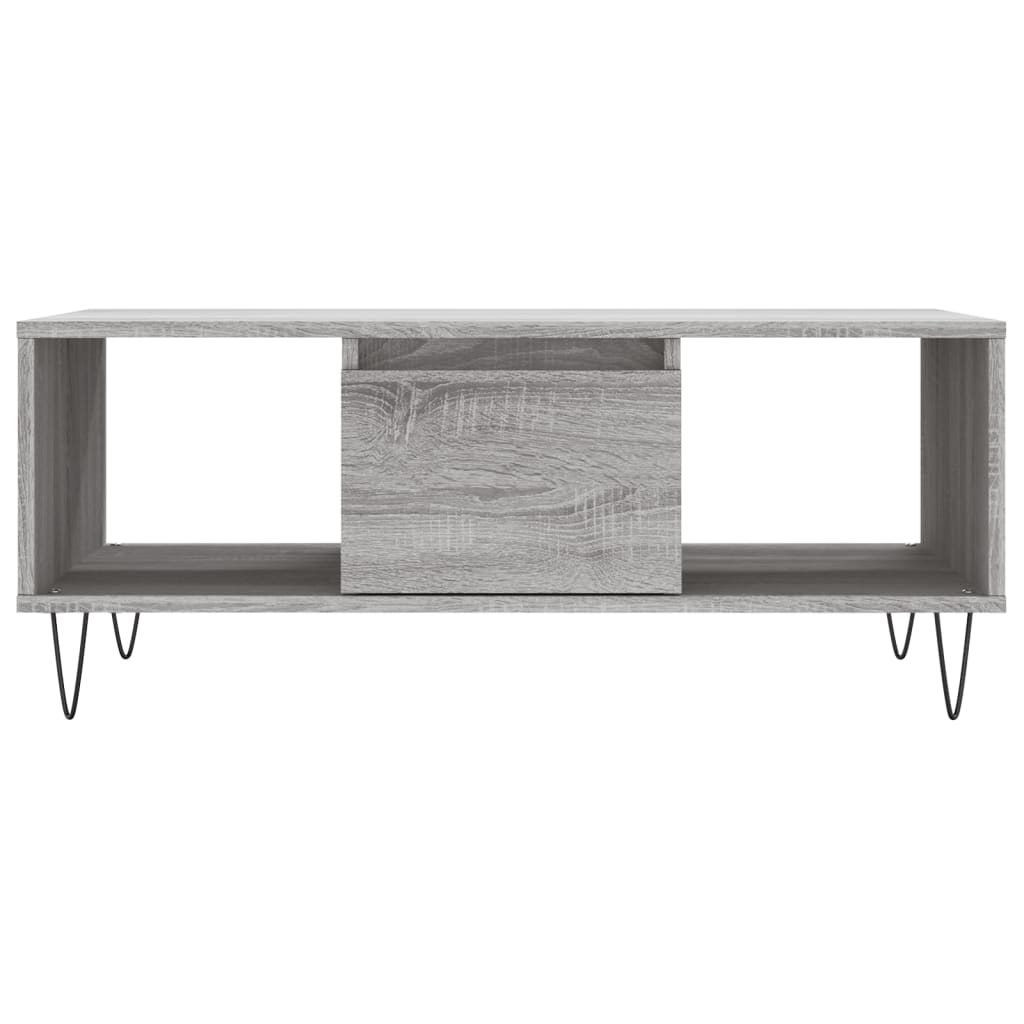 Coffee Table 90X50X36.5 Cm Engineered Wood