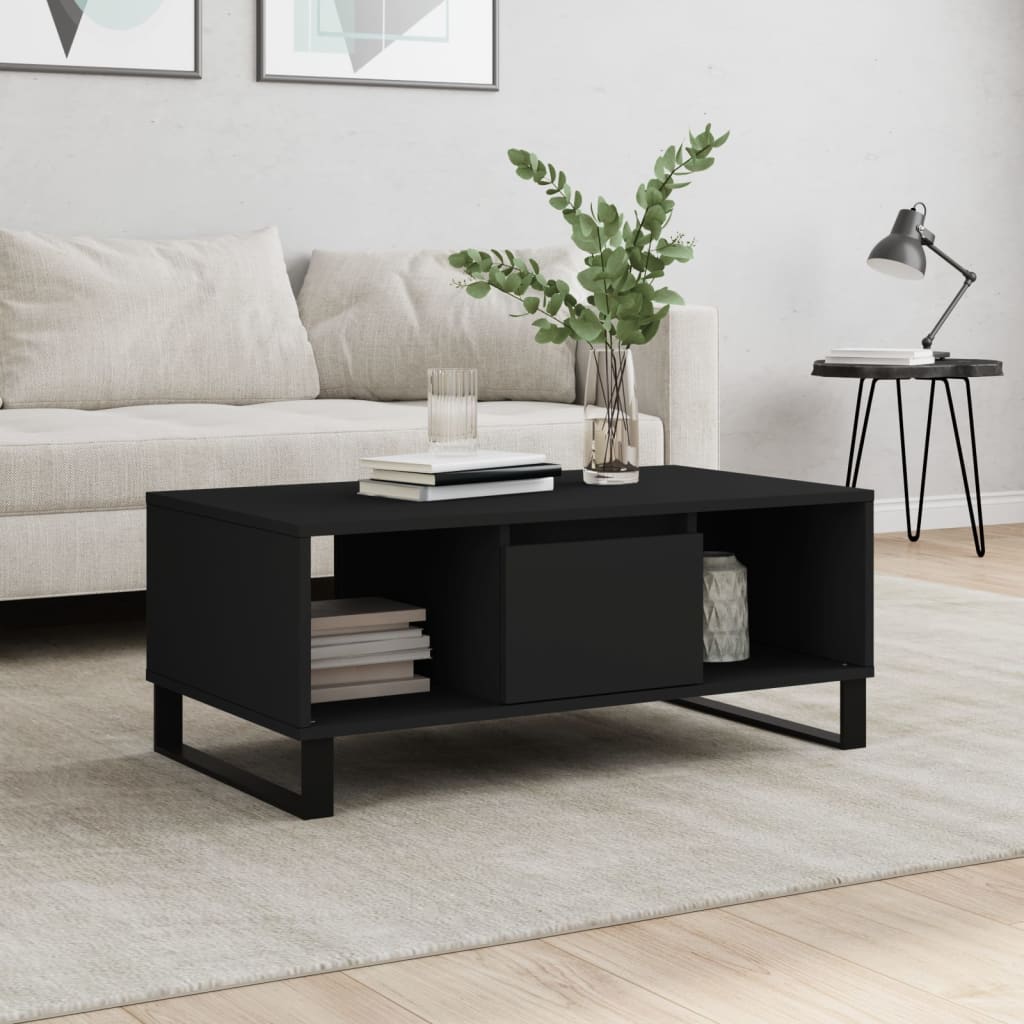 Coffee Table 90X50X36.5 Cm Engineered Wood