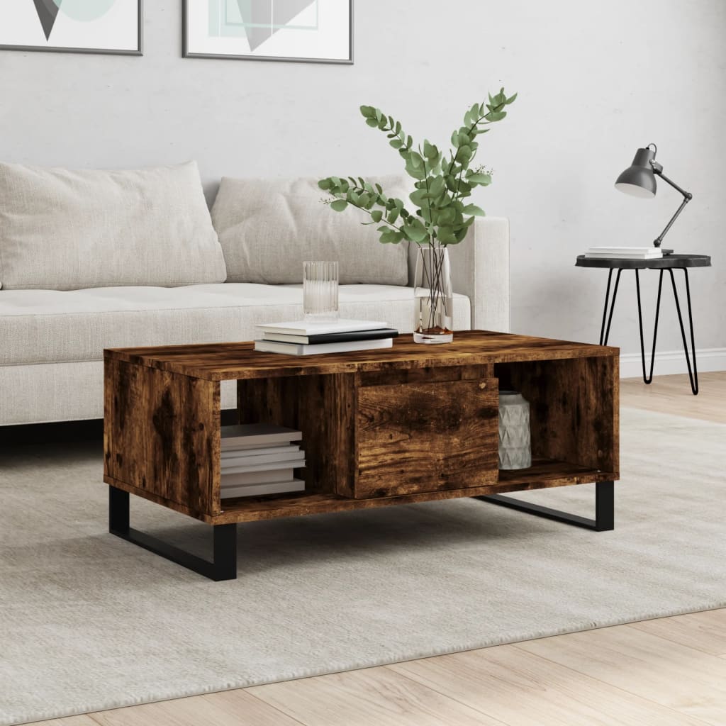 Coffee Table 90X50X36.5 Cm Engineered Wood