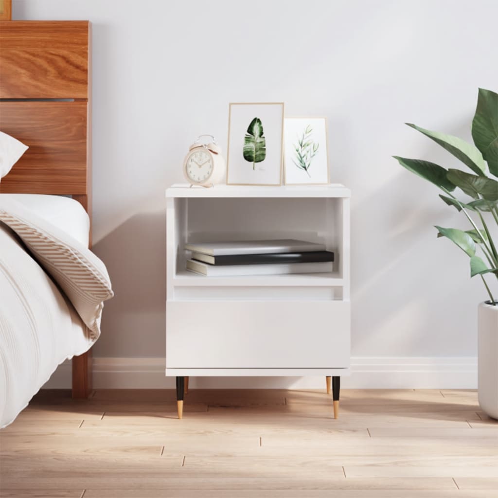 Bedside Cabinets 2 Pcs 40X35X50 Cm Engineered Wood