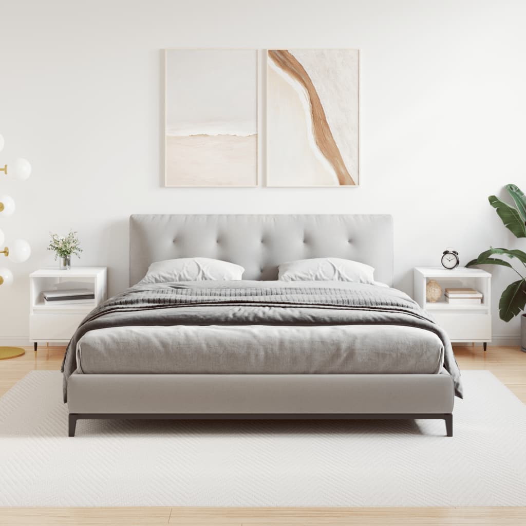 Bedside Cabinets 2 Pcs 40X35X50 Cm Engineered Wood