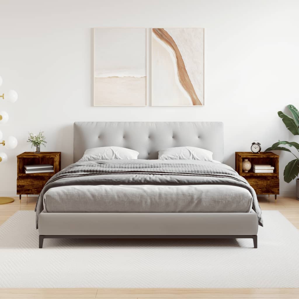 Bedside Cabinets 2 Pcs 40X35X50 Cm Engineered Wood