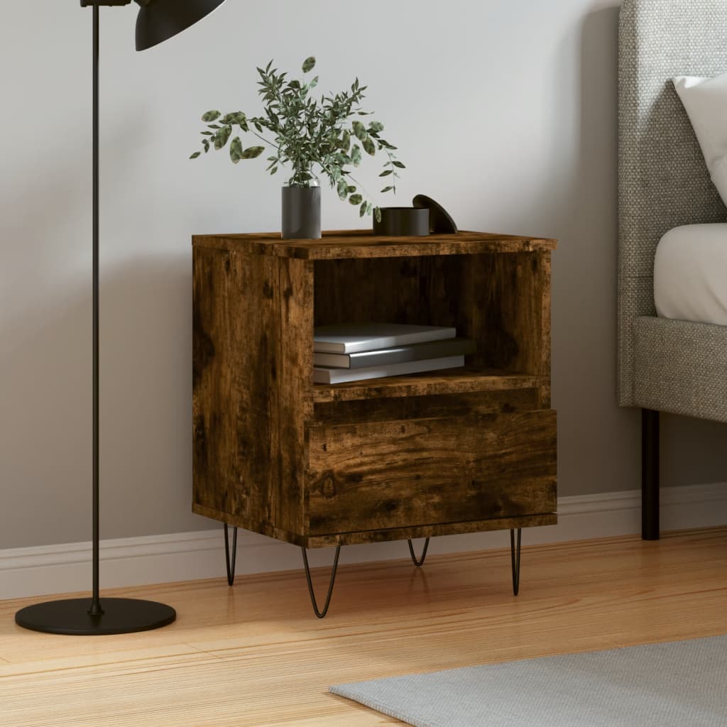 Bedside Cabinet 40X35X50 Cm Engineered Wood