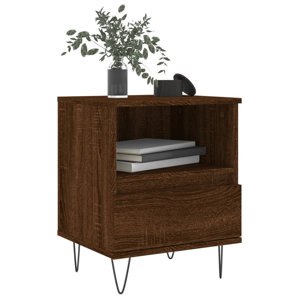 Bedside Cabinet 40X35X50 Cm Engineered Wood