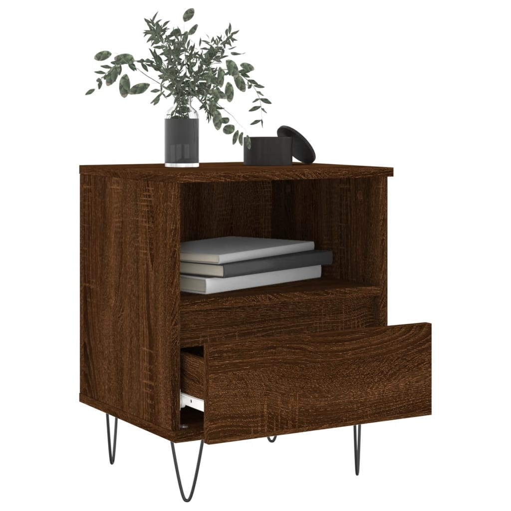 Bedside Cabinet 40X35X50 Cm Engineered Wood