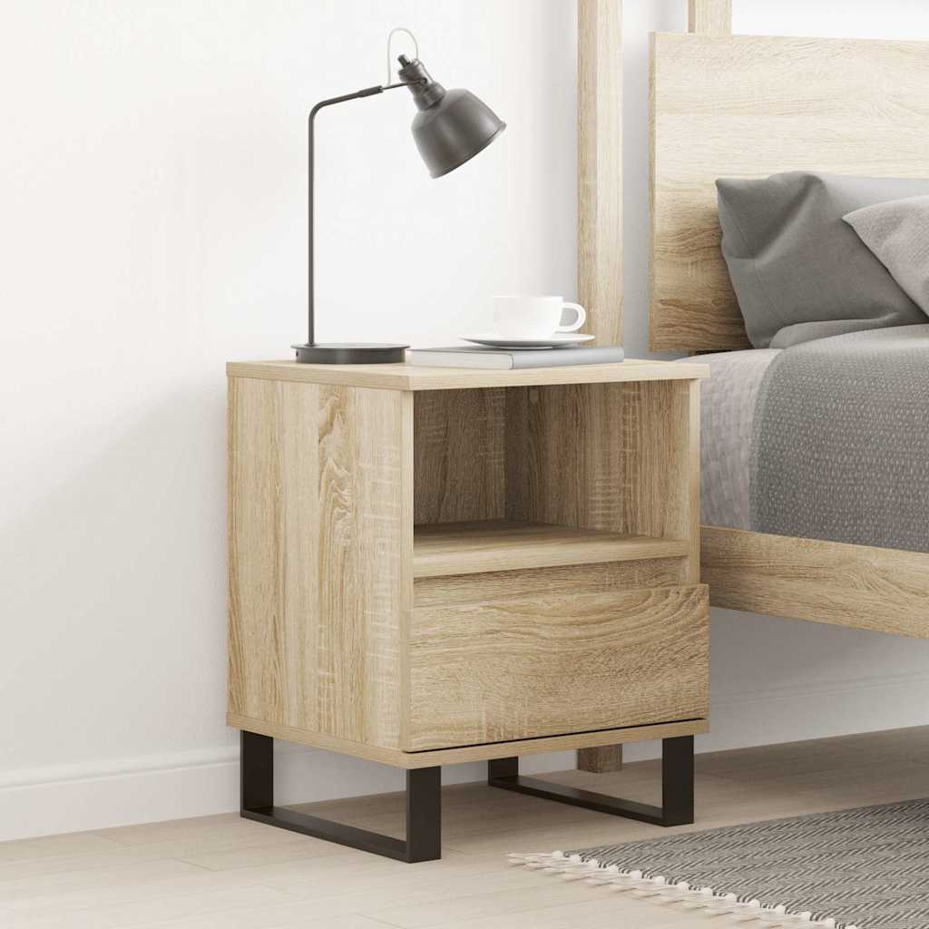 Bedside Cabinet 40X35X50 Cm Engineered Wood