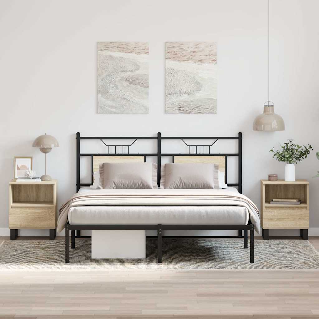 Bedside Cabinet 40X35X50 Cm Engineered Wood