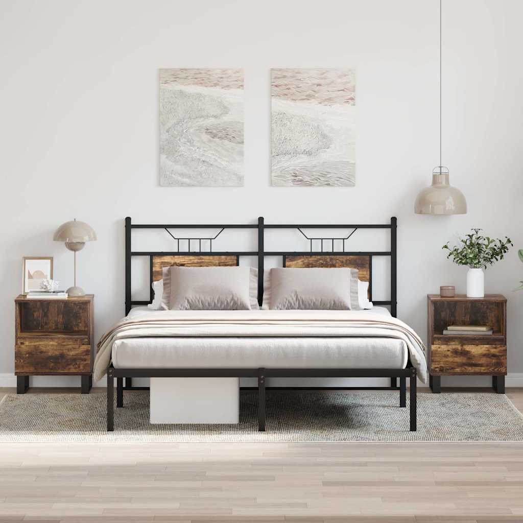 Bedside Cabinet 40X35X50 Cm Engineered Wood