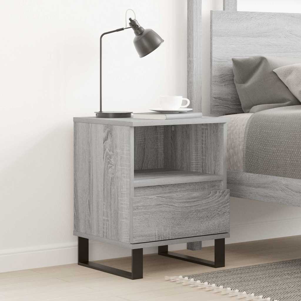 Bedside Cabinet 40X35X50 Cm Engineered Wood