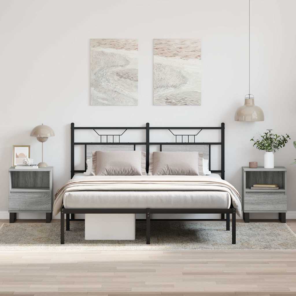 Bedside Cabinet 40X35X50 Cm Engineered Wood