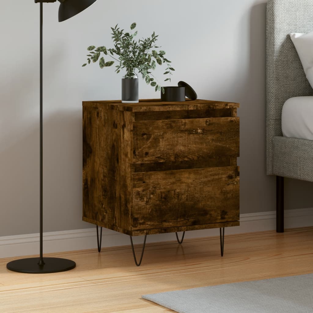 Bedside Cabinet 40X35X50 Cm Engineered Wood