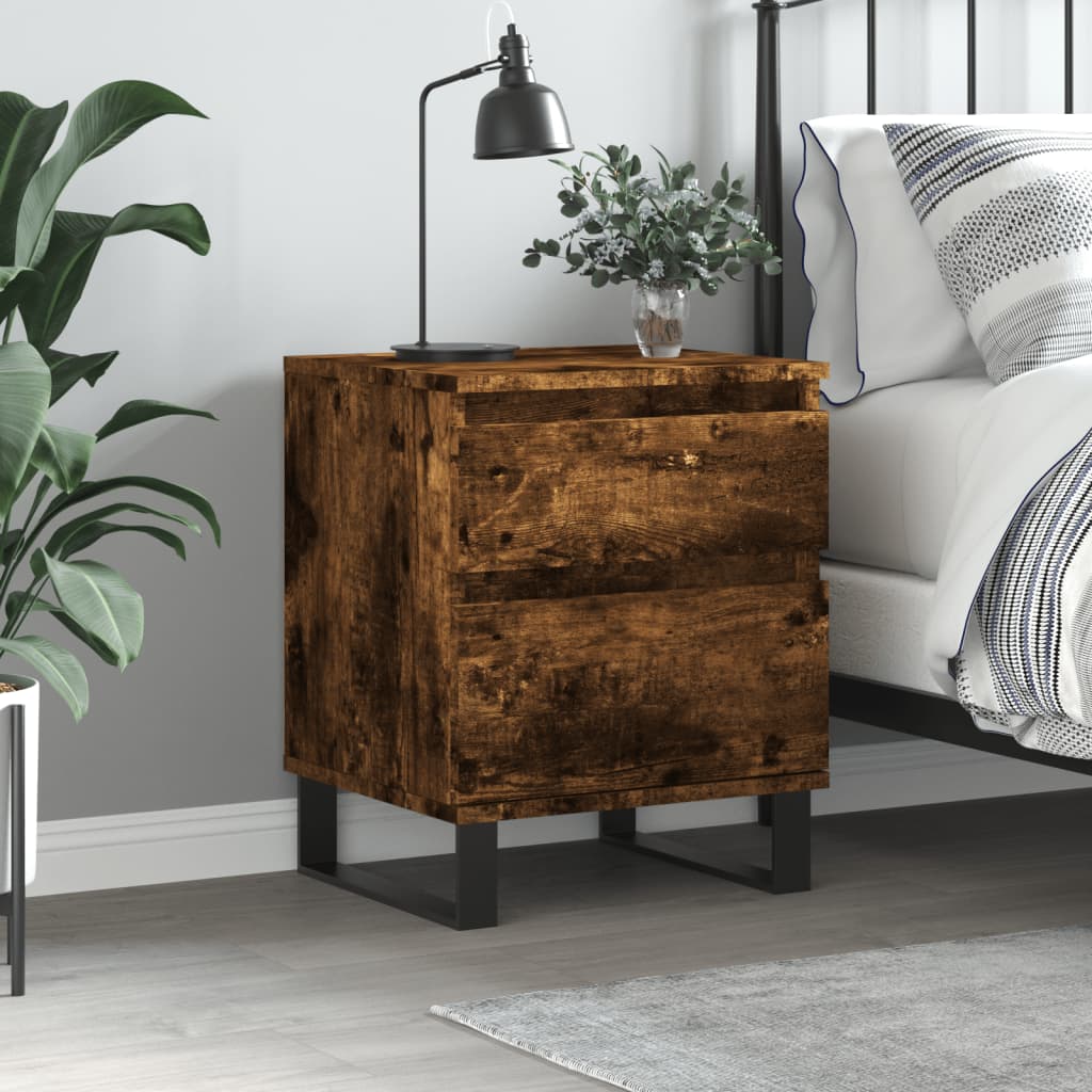 Bedside Cabinets 2 Pcs 40X35X50 Cm Engineered Wood