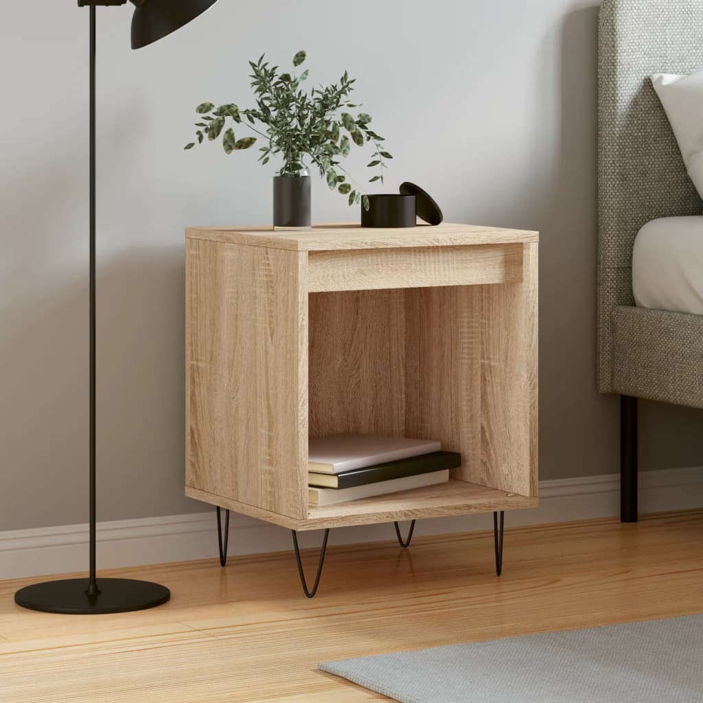 Bedside Cabinets 2 Pcs 40X35X50 Cm Engineered Wood