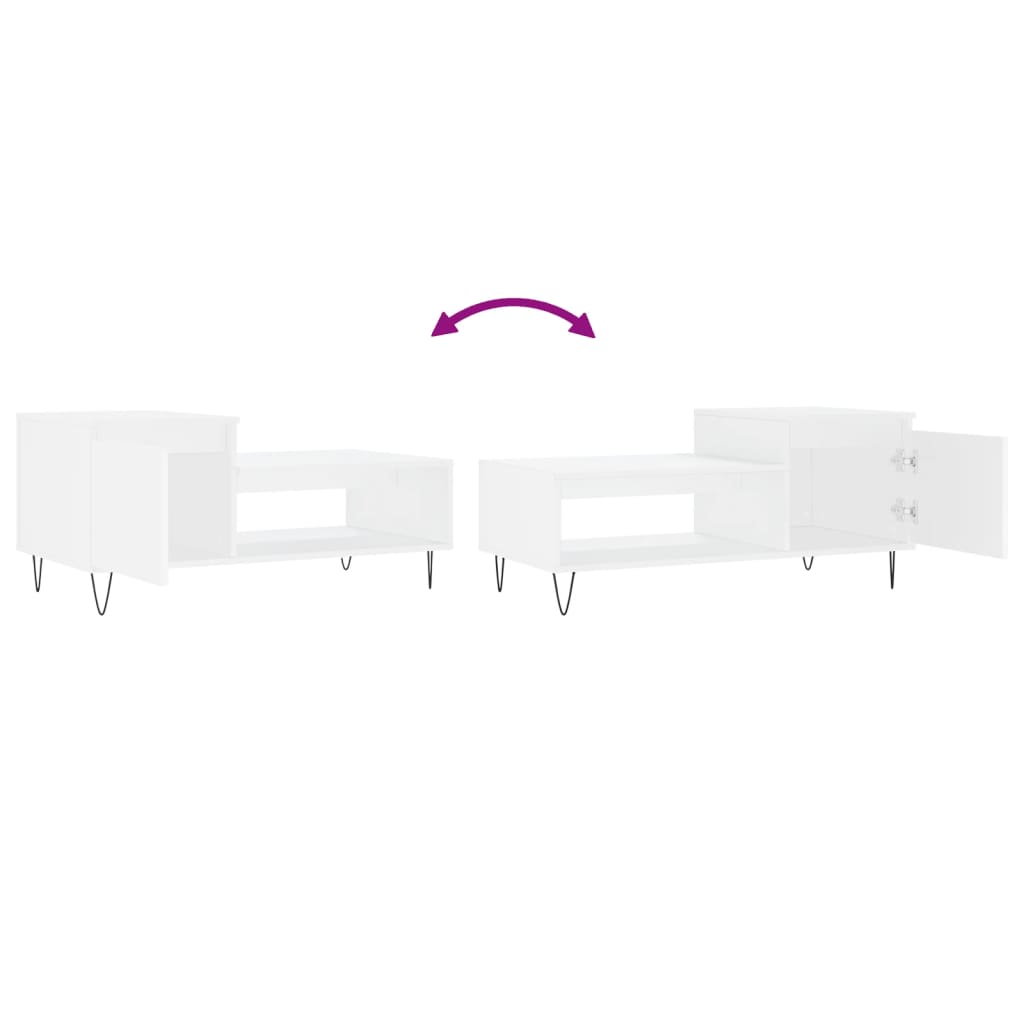 Coffee Table 100X50X45 Cm Engineered Wood