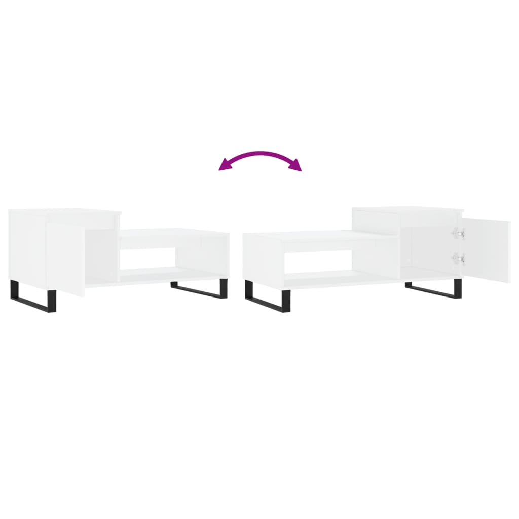 Coffee Table 100X50X45 Cm Engineered Wood