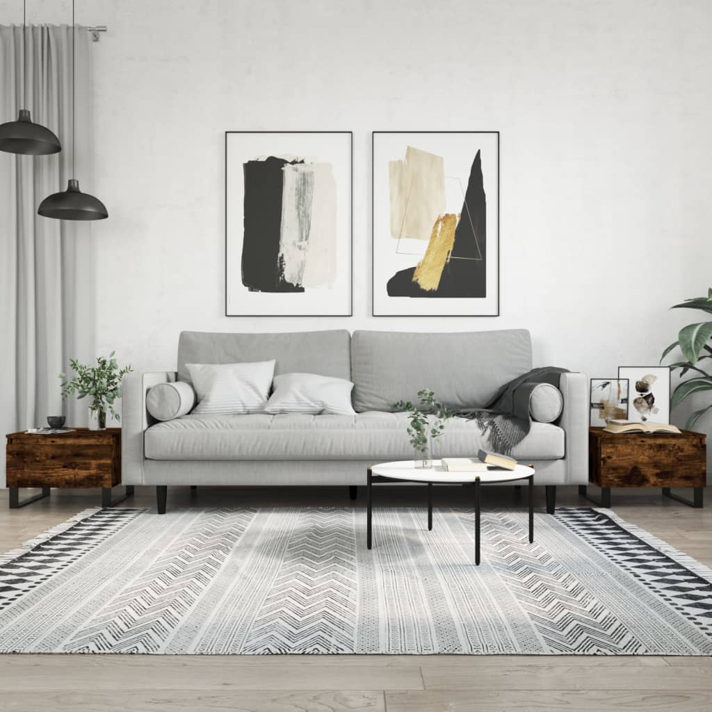 Coffee Tables 2 Pcs 50X46X35 Cm Engineered Wood