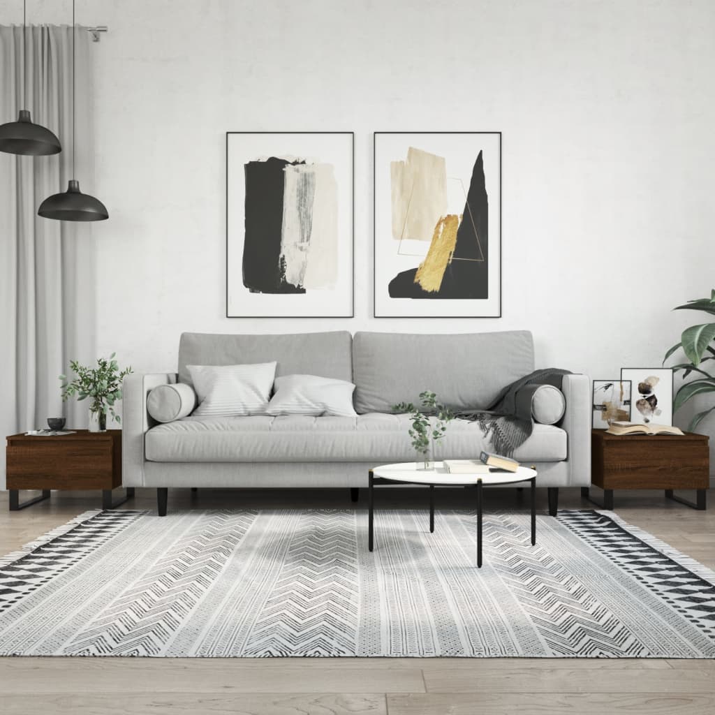 Coffee Tables 2 Pcs 50X46X35 Cm Engineered Wood