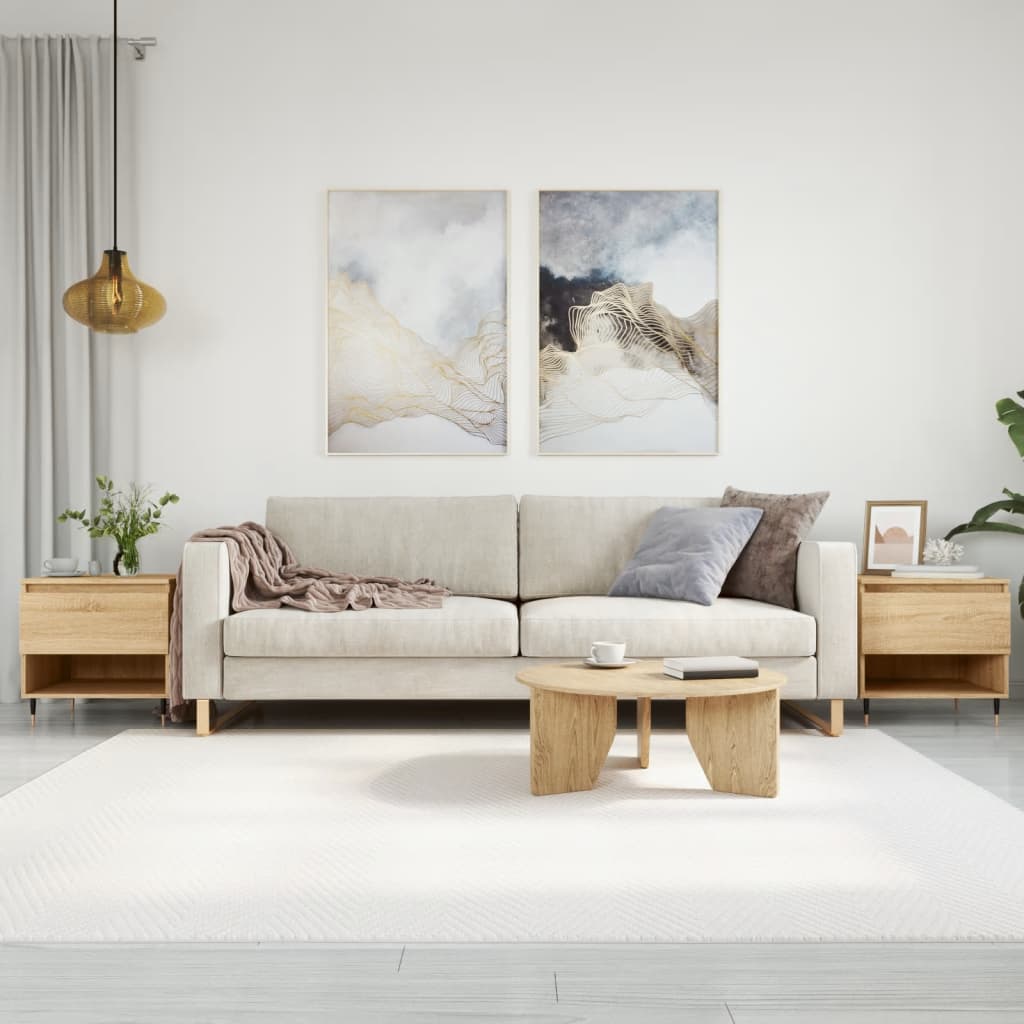 Coffee Tables 2 Pcs 50X46X50 Cm Engineered Wood