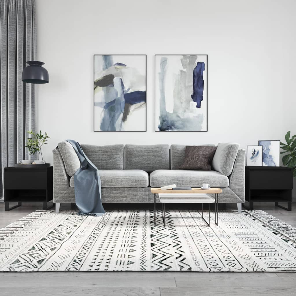 Coffee Tables 2 Pcs 50X46X50 Cm Engineered Wood