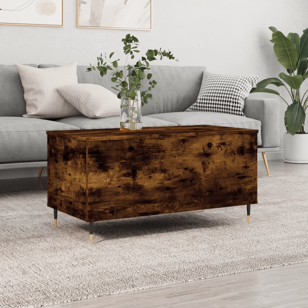 Coffee Table 90X44.5X45 Cm Engineered Wood