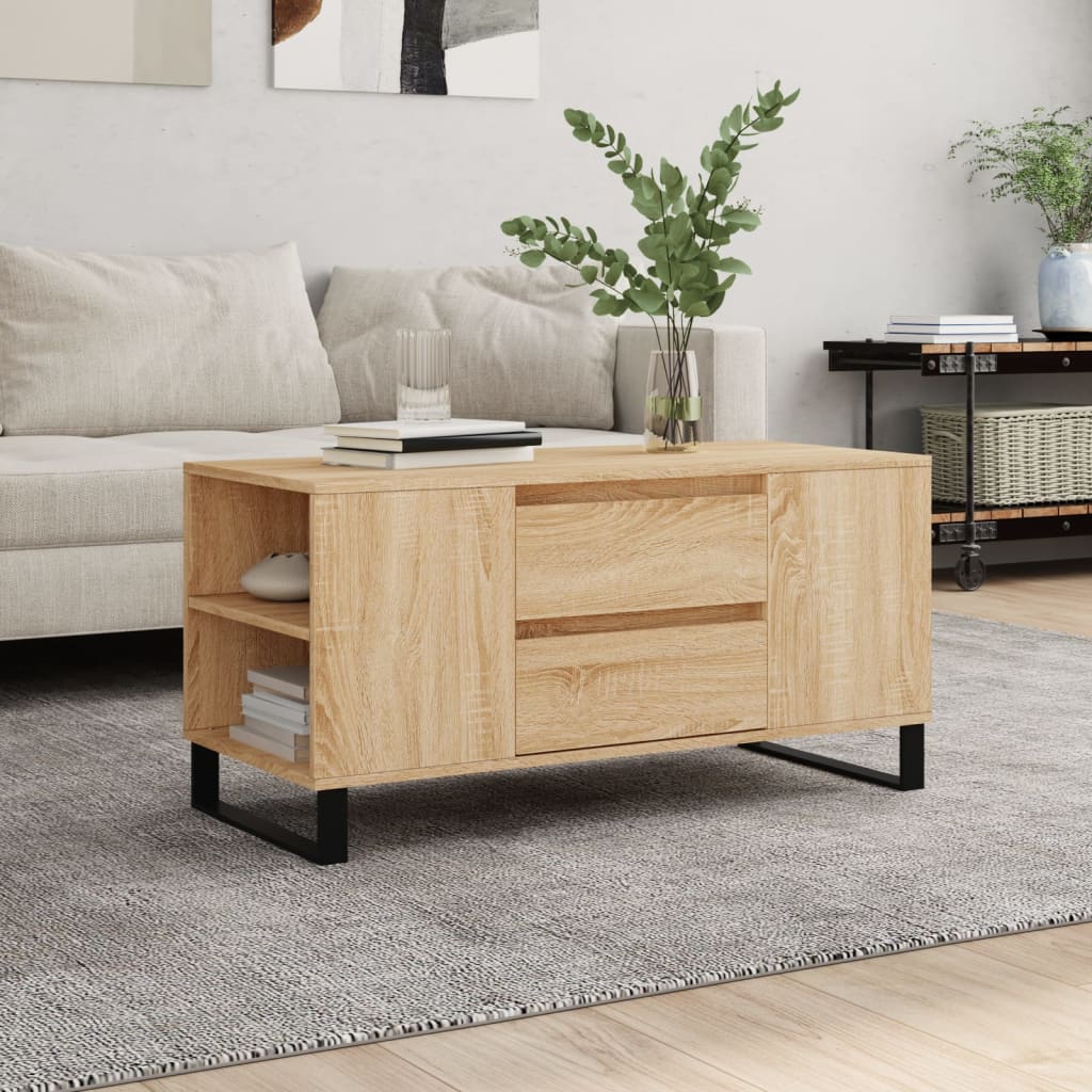 Coffee Table 102X44.5X50 Cm Engineered Wood
