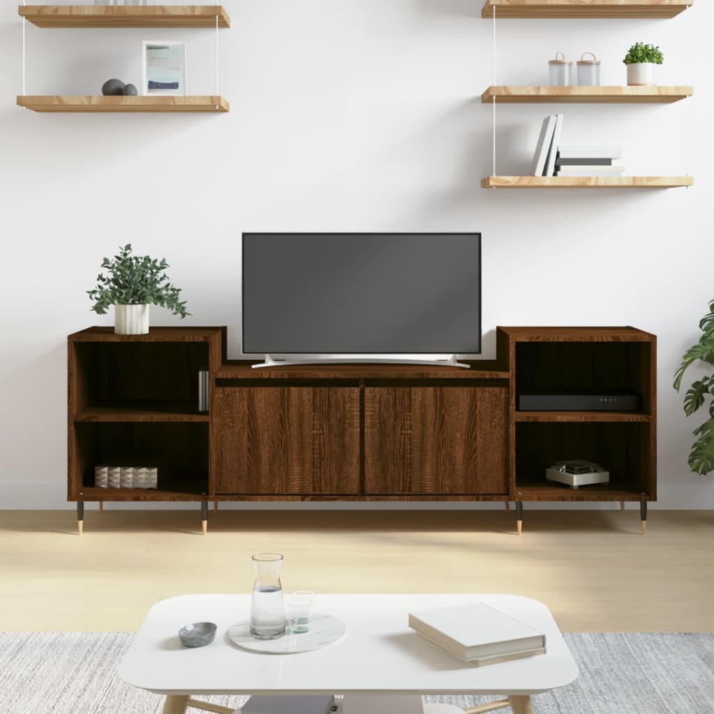 Tv Cabinet 160X35X55 Cm Engineered Wood