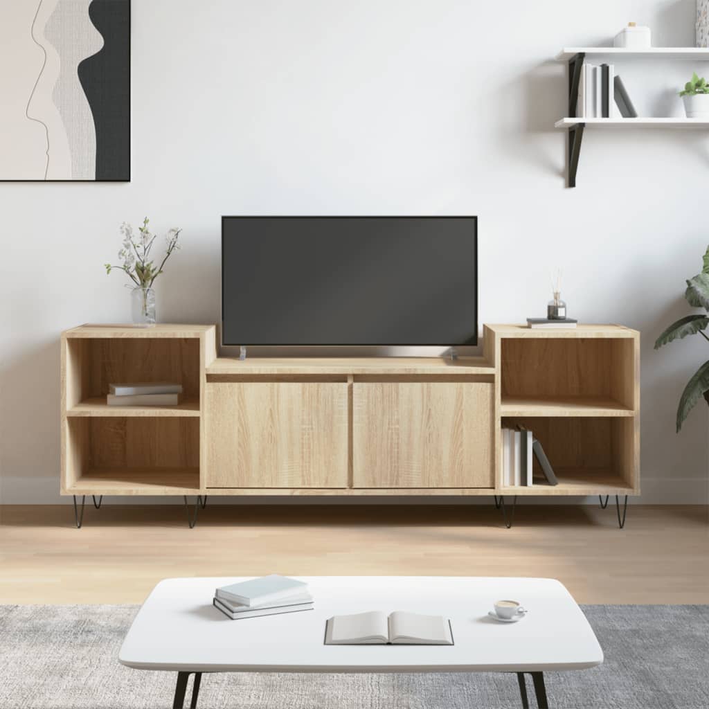 Tv Cabinet 160X35X55 Cm Engineered Wood