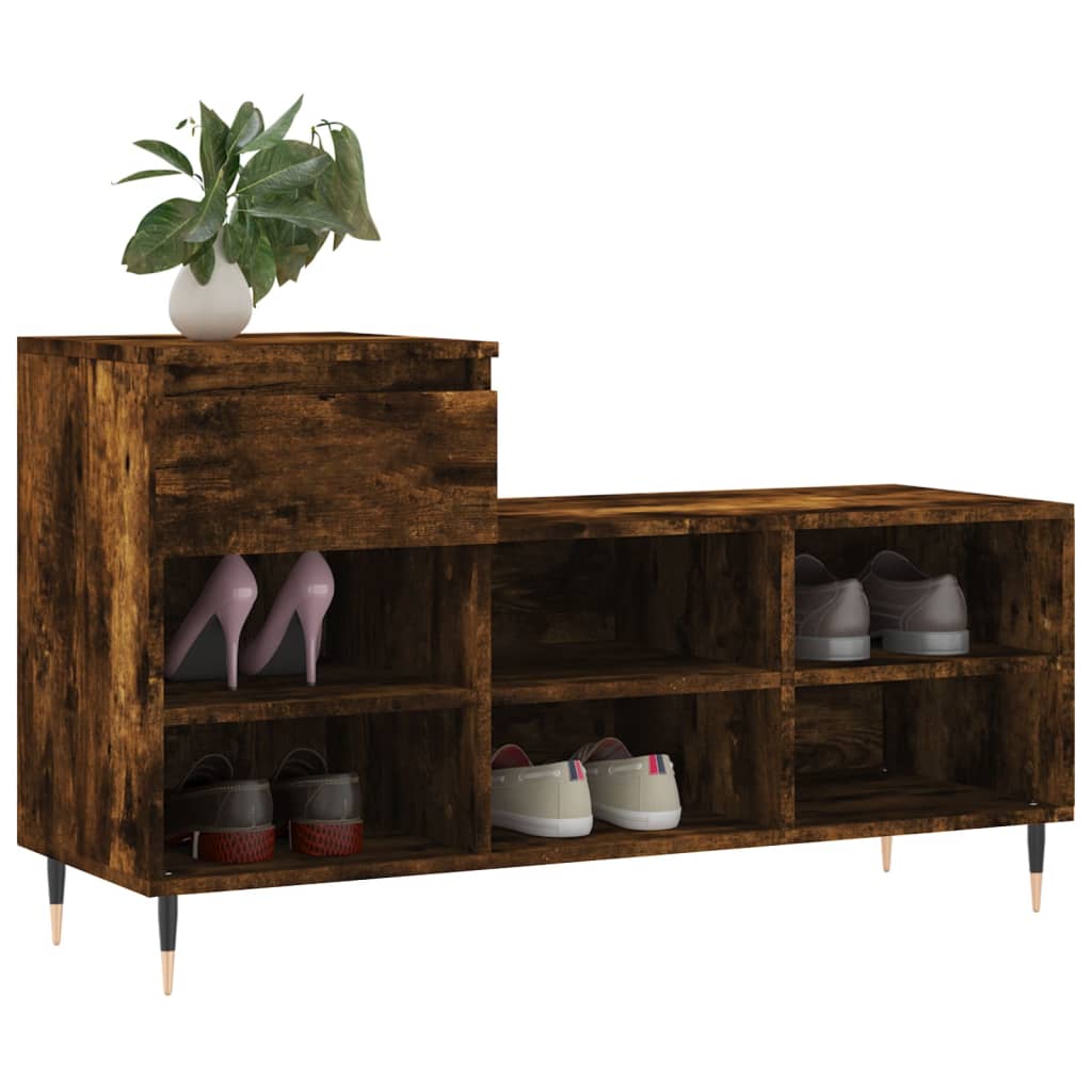 Shoe Cabinet 102X36X60 Cm Engineered Wood