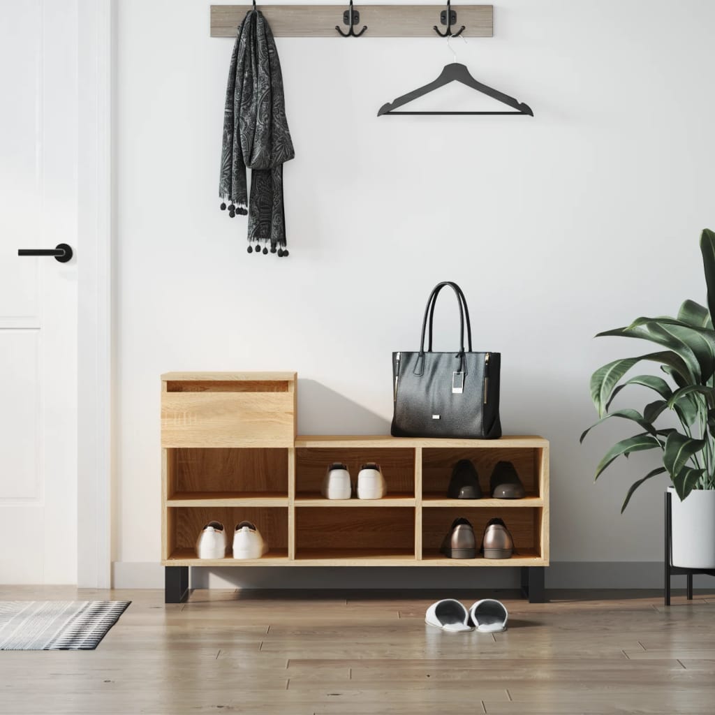 Shoe Cabinet 102X36X60 Cm Engineered Wood