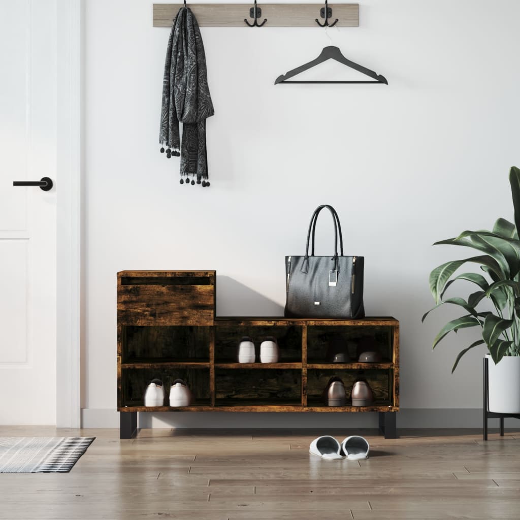 Shoe Cabinet 102X36X60 Cm Engineered Wood