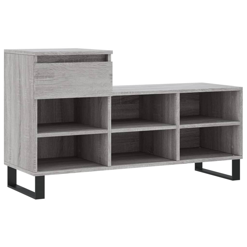 Shoe Cabinet 102X36X60 Cm Engineered Wood