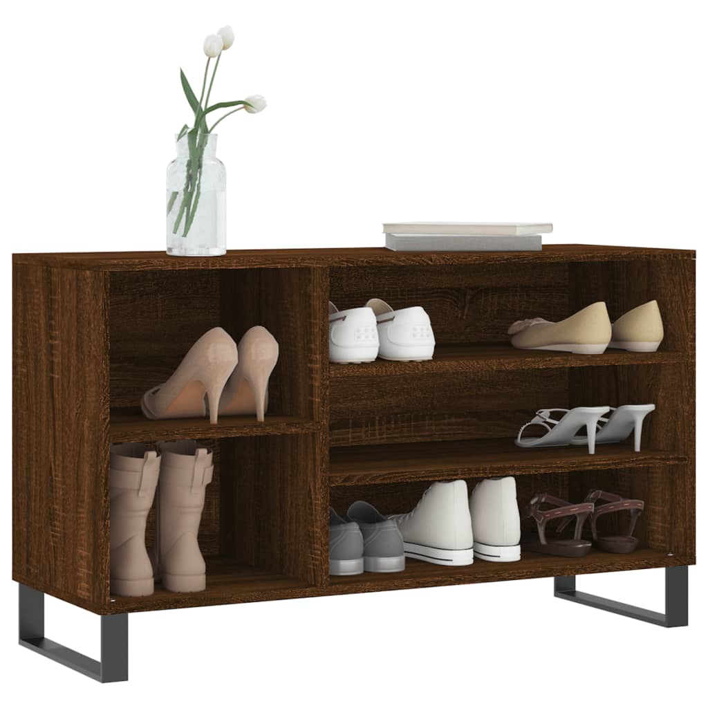 Shoe Cabinet 102X36X60 Cm Engineered Wood