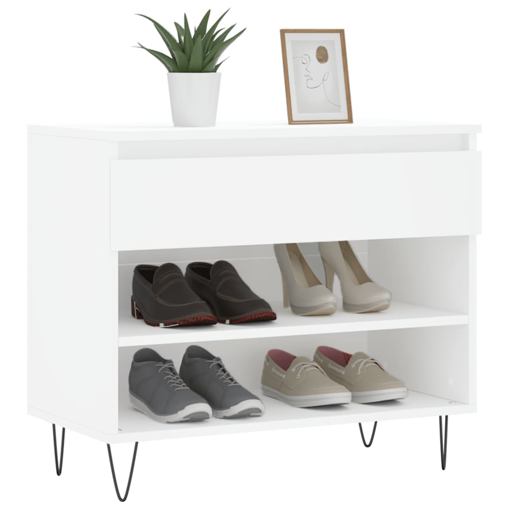 Shoe Cabinet 70X36X60 Cm Engineered Wood