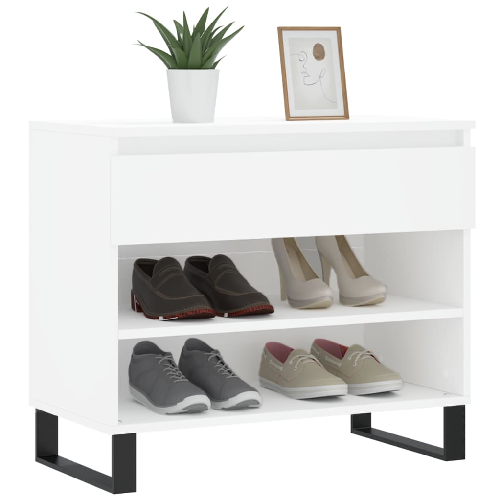 Shoe Cabinet 70X36X60 Cm Engineered Wood