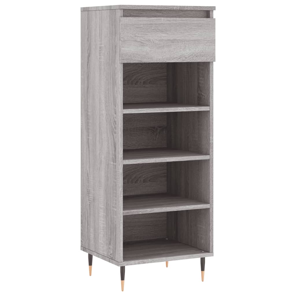 Shoe Cabinet 40X36X105 Cm Engineered Wood
