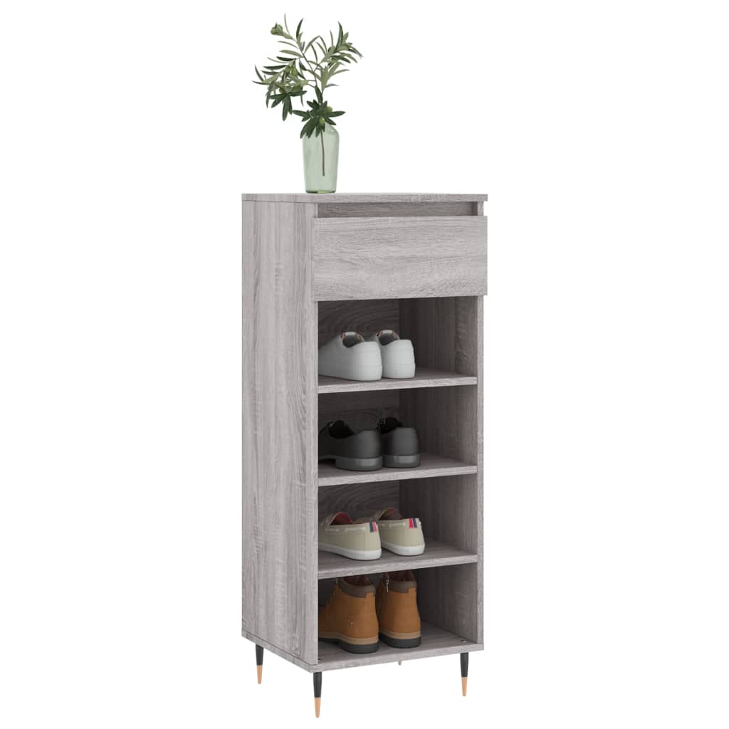 Shoe Cabinet 40X36X105 Cm Engineered Wood