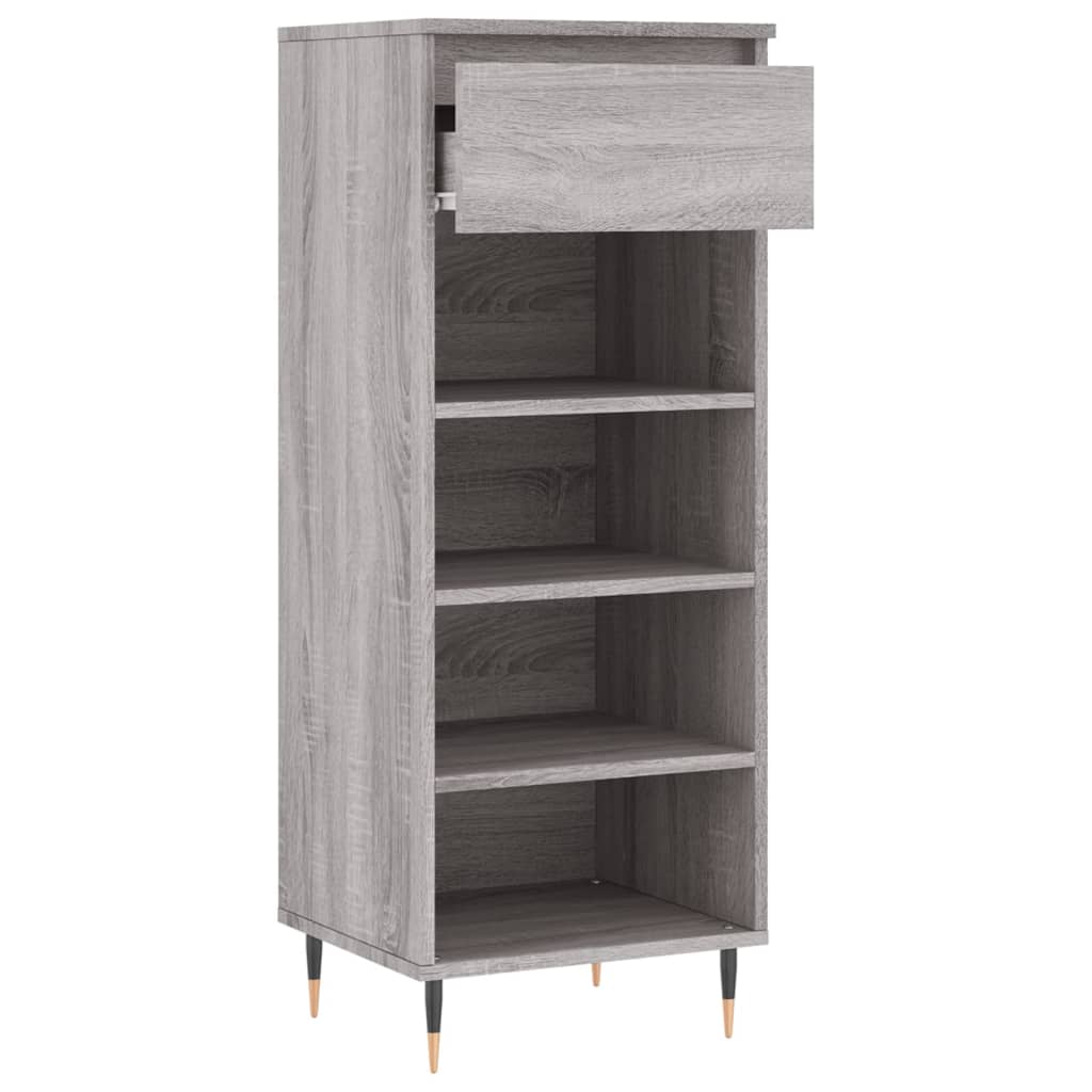 Shoe Cabinet 40X36X105 Cm Engineered Wood