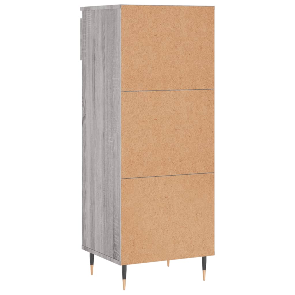 Shoe Cabinet 40X36X105 Cm Engineered Wood