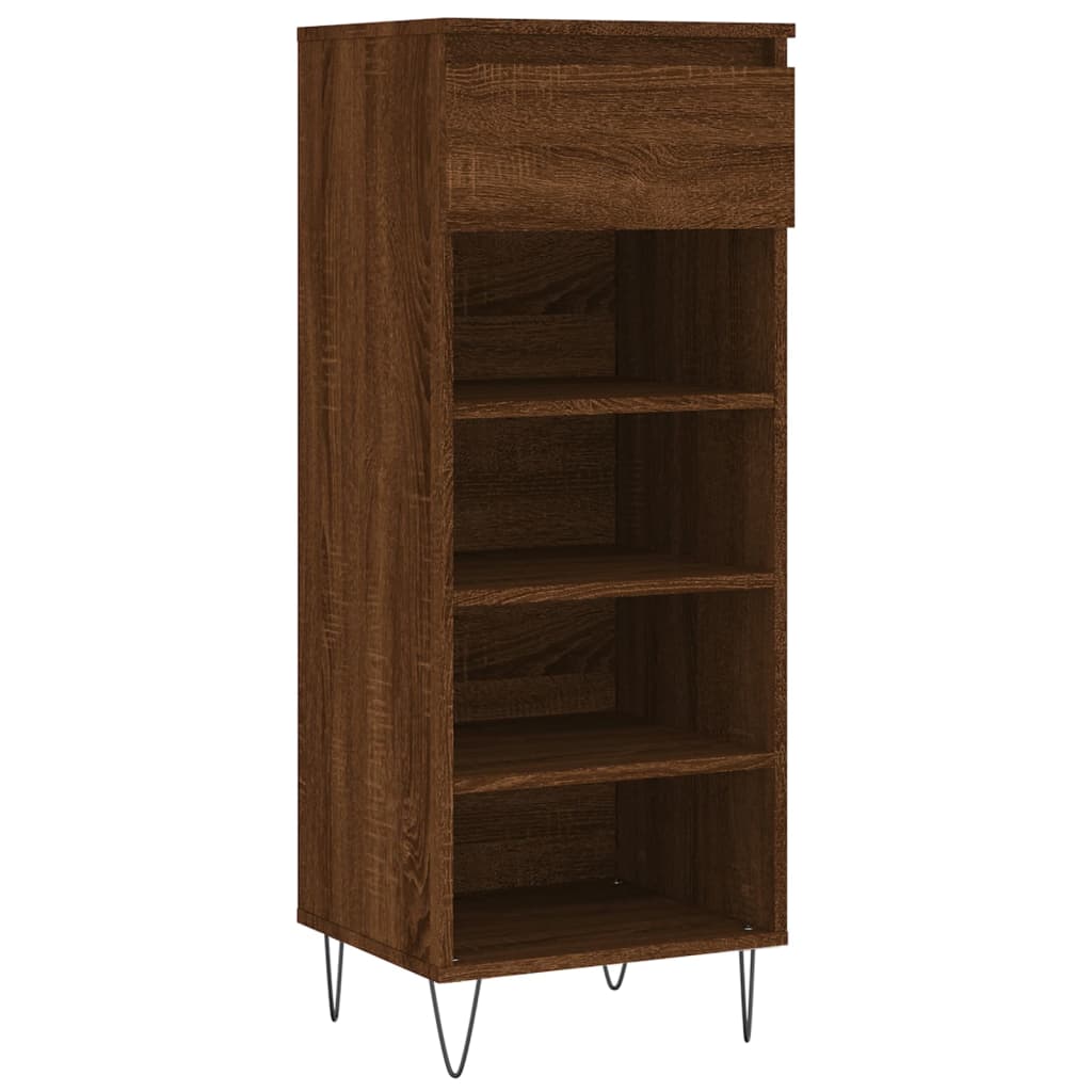 Shoe Cabinet 40X36X105 Cm Engineered Wood