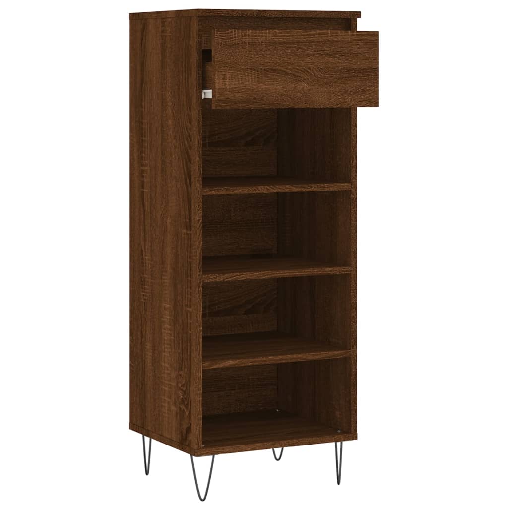 Shoe Cabinet 40X36X105 Cm Engineered Wood