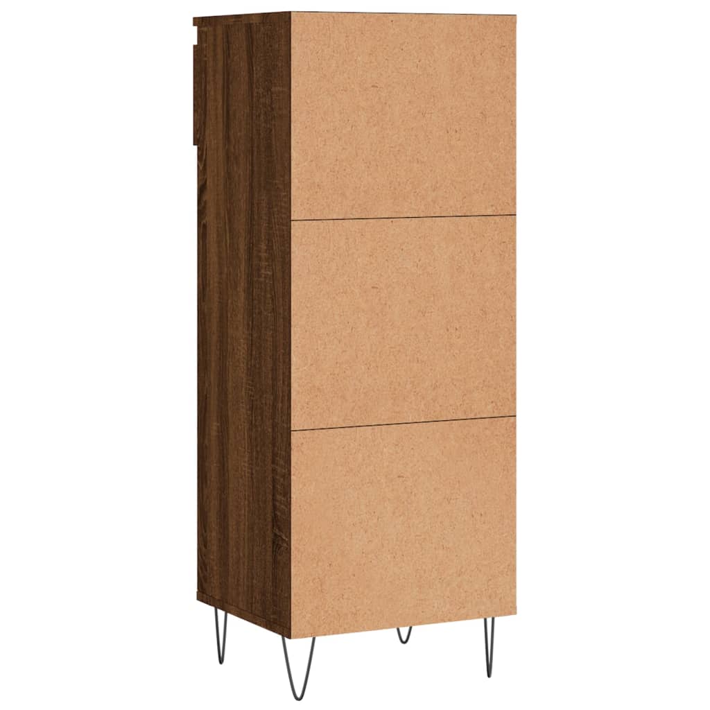 Shoe Cabinet 40X36X105 Cm Engineered Wood