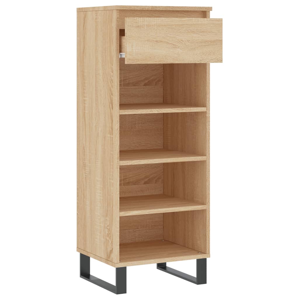 Shoe Cabinet 40X36X105 Cm Engineered Wood