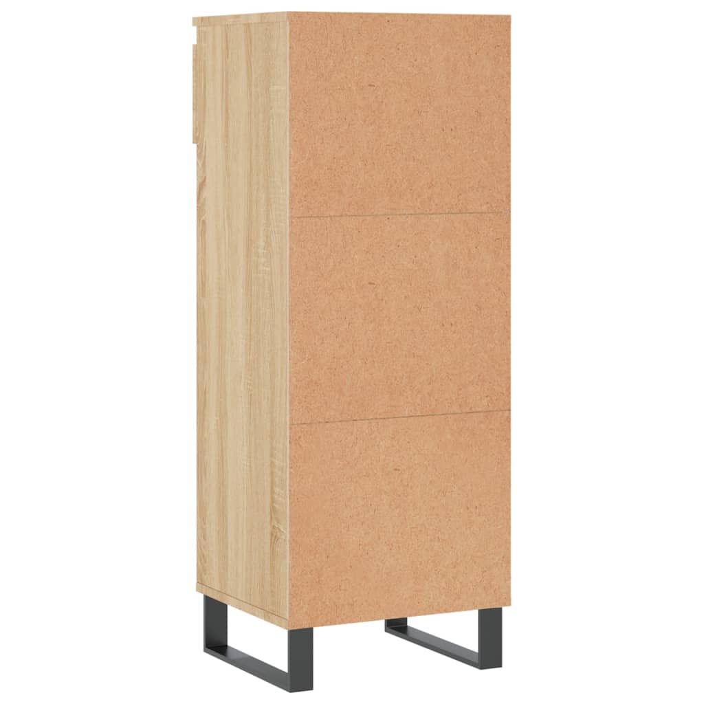 Shoe Cabinet 40X36X105 Cm Engineered Wood