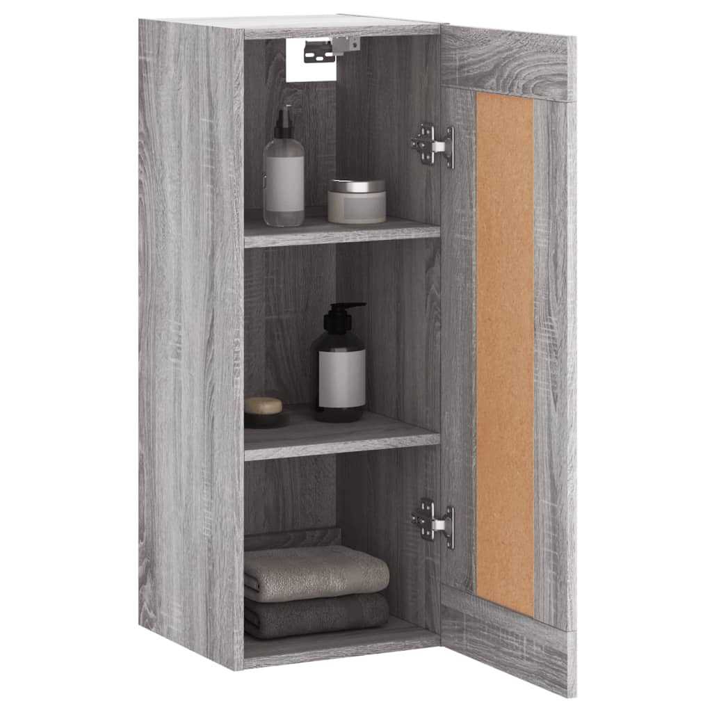 Wall Mounted Cabinet 34.5X34X90 Cm Engineered Wood