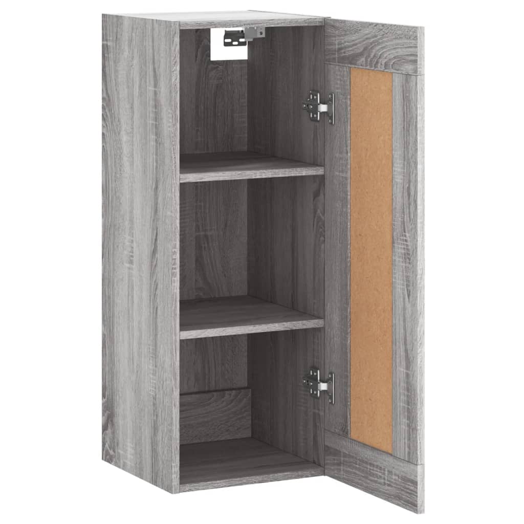 Wall Mounted Cabinet 34.5X34X90 Cm Engineered Wood