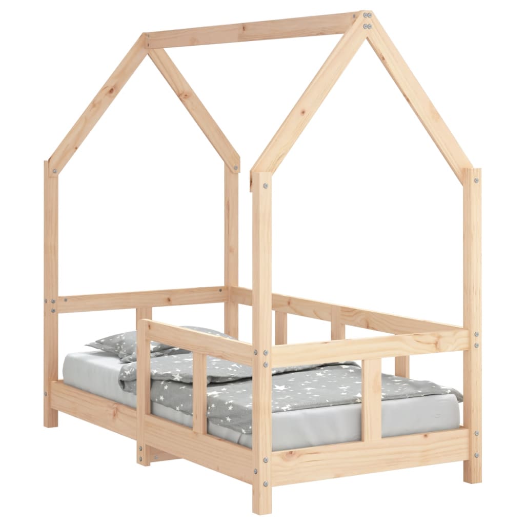 Kids Bed Frame Solid Wood Pine