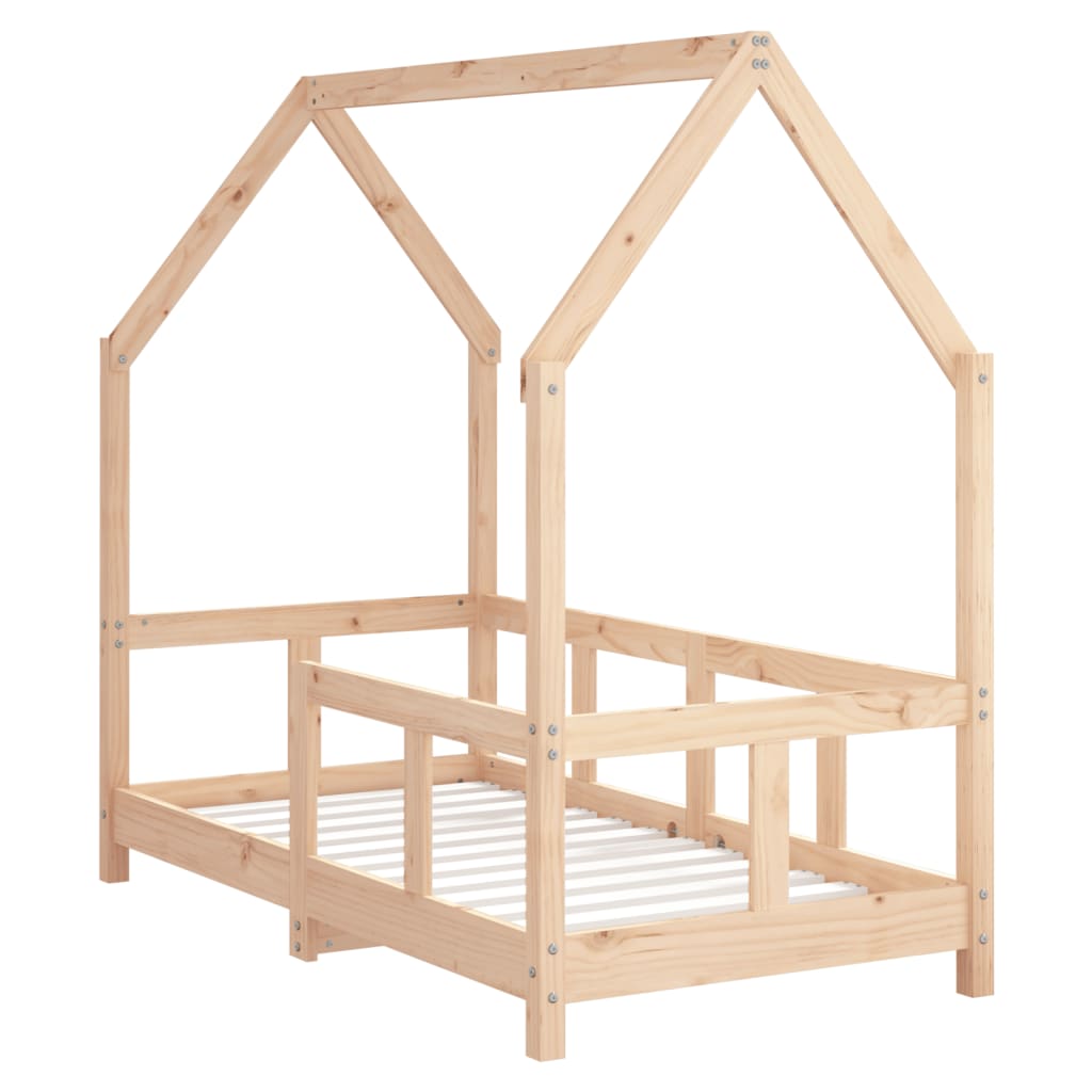 Kids Bed Frame Solid Wood Pine